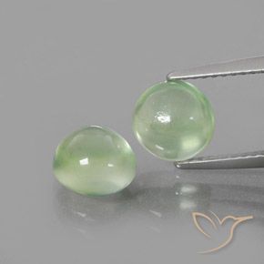 3.71 ct Round Prehnite, 7.3 mm From South Africa, Photo A