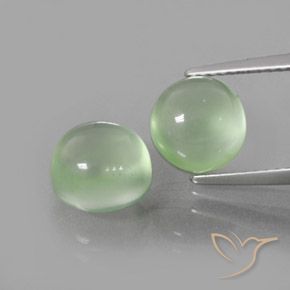 5.68 ct Round Prehnite, 7.8 mm From South Africa, Photo A