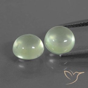 4.36 ct Round Prehnite, 7.6 mm From South Africa, Photo A
