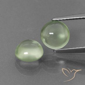 2.33ctw Natural Pale Green Prehnite, Round, Transparent