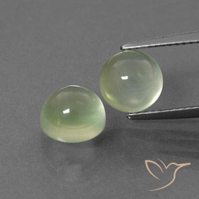 5.49 ct Round Prehnite, 7.7 mm From South Africa, Photo A