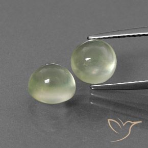 4.68ctw Natural Warm Green Prehnite, Round, Transparent