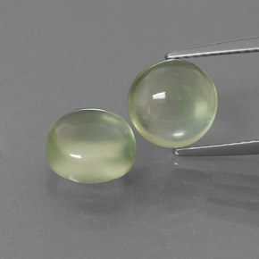 2.8ct Round Cabochon Green Prehnite Gem for sale 2.8ct Round Cabochon Green Prehnite Gem (ID: 367861)