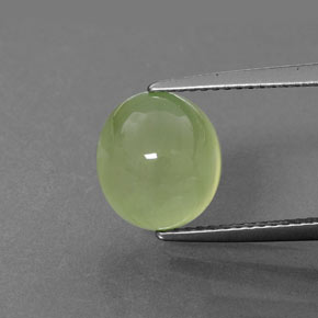 5.7ct Oval Cabochon Green Prehnite for sale thumb image of 5.7ct Oval Cabochon Green Prehnite (ID: 367974)