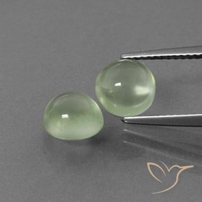 3.67 ct Round Prehnite, 7.3 mm From South Africa, Photo A