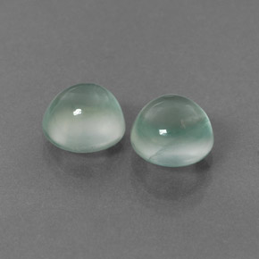 3.33 ct Green Prehnite Stone, Natural Prehnite in Round Cabochon Shape for Sale