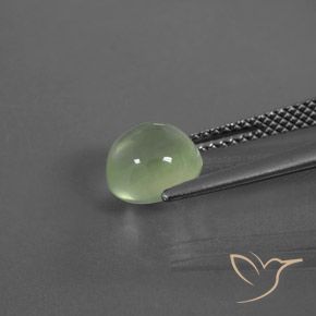 Prehnite Gemstone in 7.5 mm (calibrated) Size for Sale, Prehnite Stone in Light Green Color
