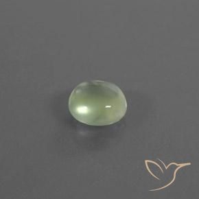1.73 ct Green Prehnite Stone, Natural Prehnite in Round Cabochon Shape for Sale