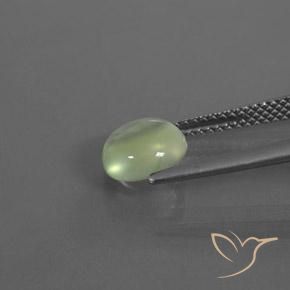 Prehnite Gemstone in 7.5 mm (calibrated) Size for Sale, Prehnite Stone in Light Green Color