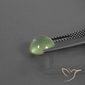 Prehnite Gemstone in 7.5 mm (calibrated) Size for Sale, Prehnite Stone in Pale Green Color