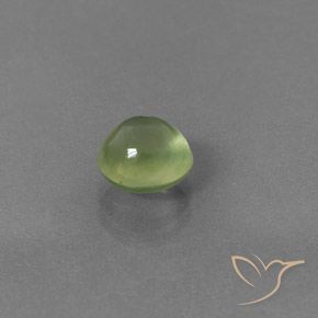 2.11 ct Green Prehnite Stone, Natural Prehnite in Oval Cabochon Shape for Sale