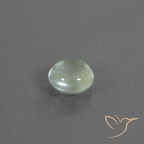 1.98 ct Green Prehnite Stone, Natural Prehnite in Round Cabochon Shape for Sale