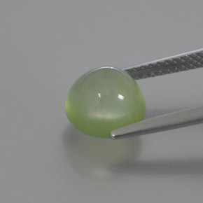 Prehnite Gemstone in 8 mm (calibrated) Size for Sale, Prehnite Stone in Green Color