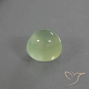 1.70 ct Green Prehnite Stone, Natural Prehnite in Oval Cabochon Shape for Sale