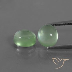 4.62ctw Natural Yellow Green Prehnite, Oval, Transparent