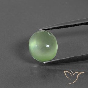 2.39ct Natural Yellowish Green Prehnite, Oval, Transparent