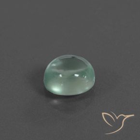 2.30 ct Green Prehnite Stone, Natural Prehnite in Oval Cabochon Shape for Sale
