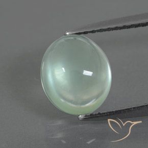 2.69ct Natural Very Light Green Prehnite, Oval, Transparent