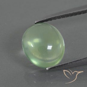 2.25ct Natural Light Green Prehnite, Oval, Transparent