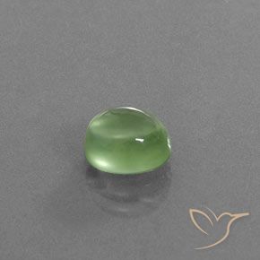 2.05 ct Green Prehnite Stone, Natural Prehnite in Oval Cabochon Shape for Sale