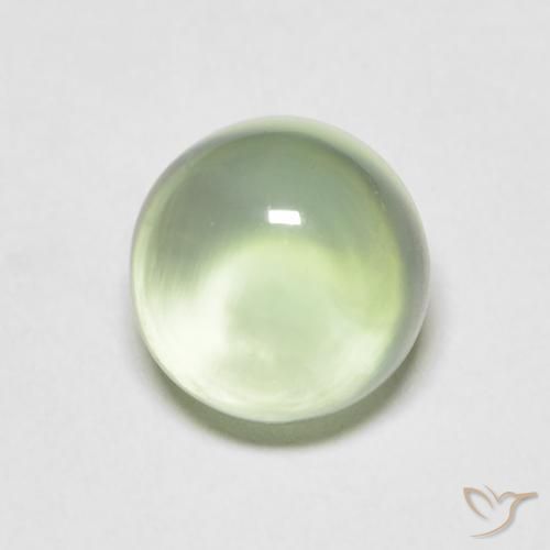 2.34ct Natural Light Green Prehnite, Round, Transparent