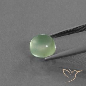 Prehnite Gemstone in 7.5 mm (calibrated) Size for Sale, Prehnite Stone in Light Green Color