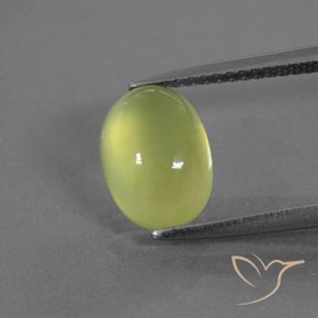 Making Jewelry Prehnite Cabochon Loose Gemstone CJ-523 54.40 ct./ 35x25x8 mm High Quality Gemstone Green Prehnite Pear Shape