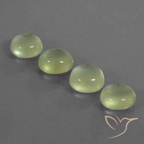 8.04ctw Natural Yellow Green Prehnite, Oval, Transparent