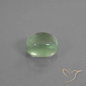 1.95 ct Green Prehnite Stone, Natural Prehnite in Oval Cabochon Shape for Sale