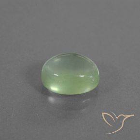 2.70 ct Green Prehnite Stone, Natural Prehnite in Oval Cabochon Shape for Sale