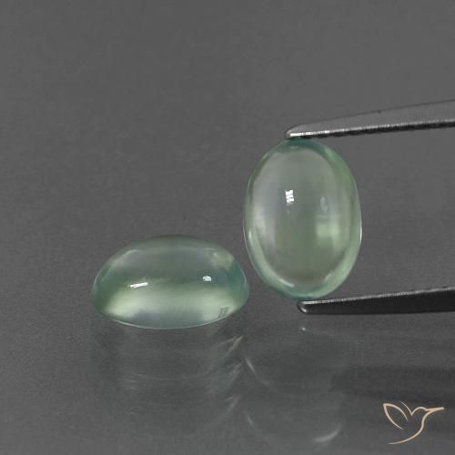 3.06 ct Oval Prehnite, 8.6 x 6.3 mm From South Africa, Photo A