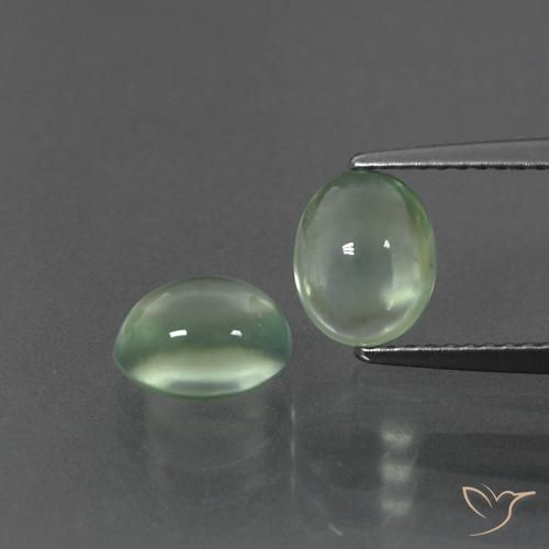 3.26 ct Oval Prehnite, 7.7 x 6.3 mm From South Africa, Photo A