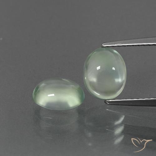 3.27 ct Oval Prehnite, 8.2 x 6.8 mm From South Africa, Photo A