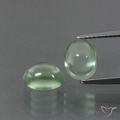 3.47 ct Oval Prehnite, 8.1 x 6.5 mm From South Africa, Photo A