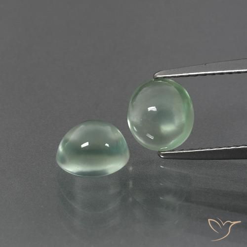 3.16 ct Oval Prehnite, 7.1 x 6.7 mm From South Africa, Photo A