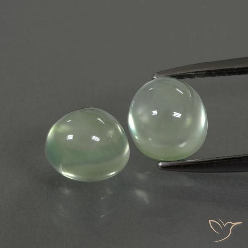3.47ctw Natural Very Light Green Prehnite, Oval, Transparent