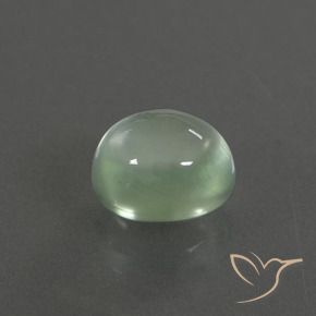 1.70 ct Green Prehnite Stone, Natural Prehnite in Oval Cabochon Shape for Sale
