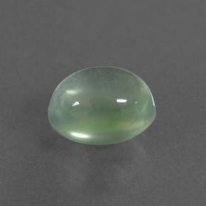 2.52 ct Green Prehnite Stone, Natural Prehnite in Oval Cabochon Shape for Sale