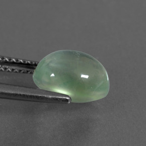 Prehnite Gemstone in 9 x 7 mm (calibrated) Size for Sale, Prehnite Stone in Green Color