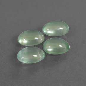Prehnite Gemstone in 8 x 6 mm (calibrated) Size for Sale, Prehnite Stone in Green Color