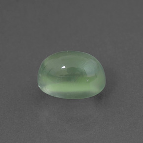 1.84 ct Green Prehnite Stone, Natural Prehnite in Oval Cabochon Shape for Sale
