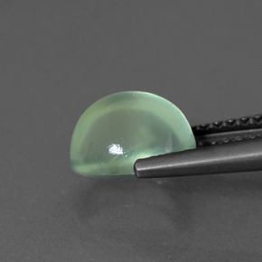 Prehnite Gemstone in 8 x 6 mm (calibrated) Size for Sale, Prehnite Stone in Green Color