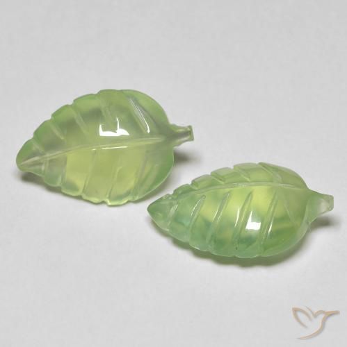 8.38ctw Natural Pale Lime Green Prehnite, Fancy, Translucent
