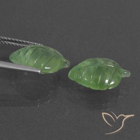 Prehnite Gemstones in 14.3 x 9.9 mm Size for Sale, Prehnite Stones in Yellowish Green Color