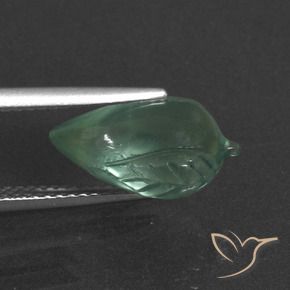 Prehnite Gemstone in 14 x 9 mm (calibrated) Size for Sale, Prehnite Stone in Light Green Color