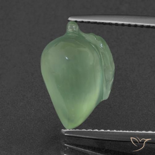6.51ct Natural Yellowish Green Prehnite, Fancy, Translucent