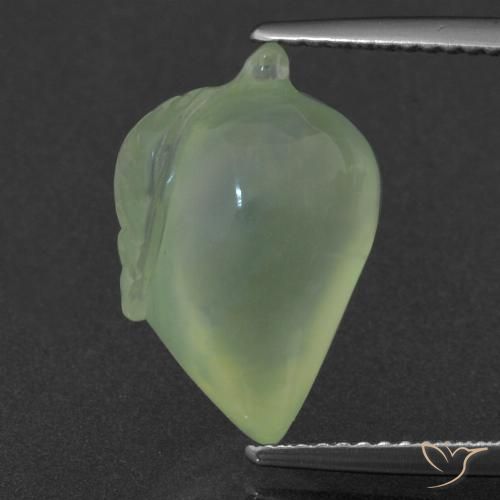 8.69ct Natural Yellow Green Prehnite, Fancy, Translucent