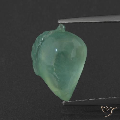 5.79ct Natural Light Cool Green Prehnite, Fancy, Translucent