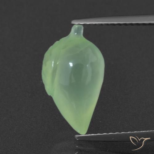 5.55ct Natural Medium Green Prehnite, Fancy, Translucent