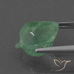 Prehnite Gemstone in 13.9 x 10.2 mm Size for Sale, Prehnite Stone in Cool Green Color